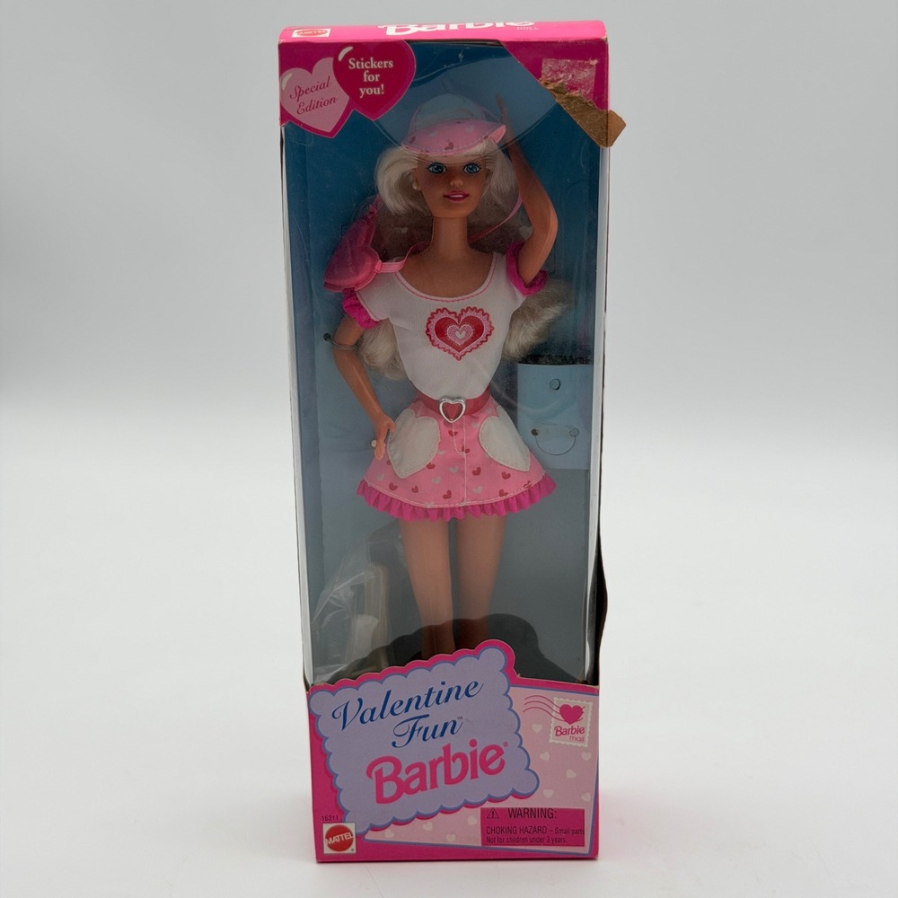Mattel Valentine Fun Barbie Special‎ Edition 1996 Vintage Doll 16311 NIB